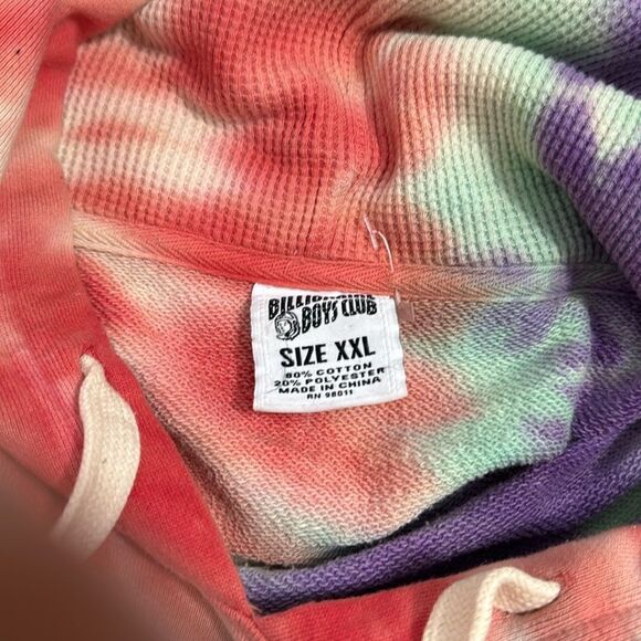 Billionaire Boys Club Dogwood Pharrell Nico Tie Dyed Hoodie SZ XXL - Picture 3 of 7